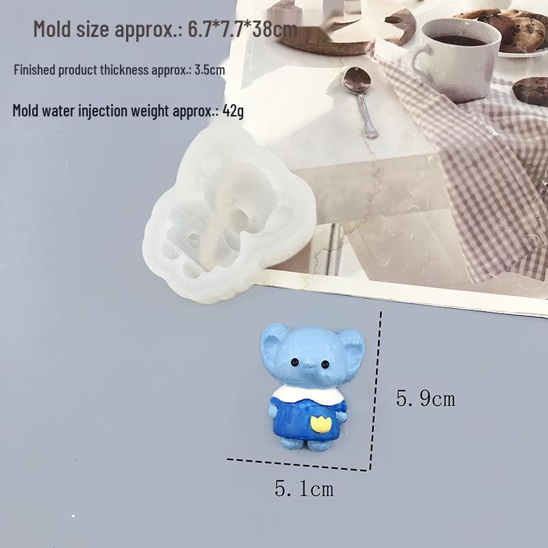 Silicone Resin Molds: Sylvanian Families School Uniform Animal Series