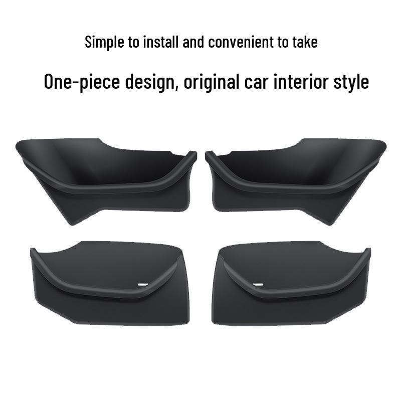 Подходит для Tesla Model Y/3 Facelift - Полностью закрывающийся коврик для отсека в двери.