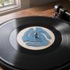 Адаптер для LP 45 45 оборотов Вставка Глянцевая отделка Стабилизатор пластинок Черный