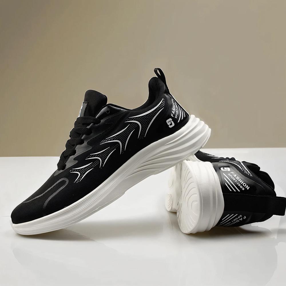 Спортивная мужская обувь лето дышащая холодная липкая обувь дышащая легкая модный тренд повседневная обувь молодежная спортивная обувь