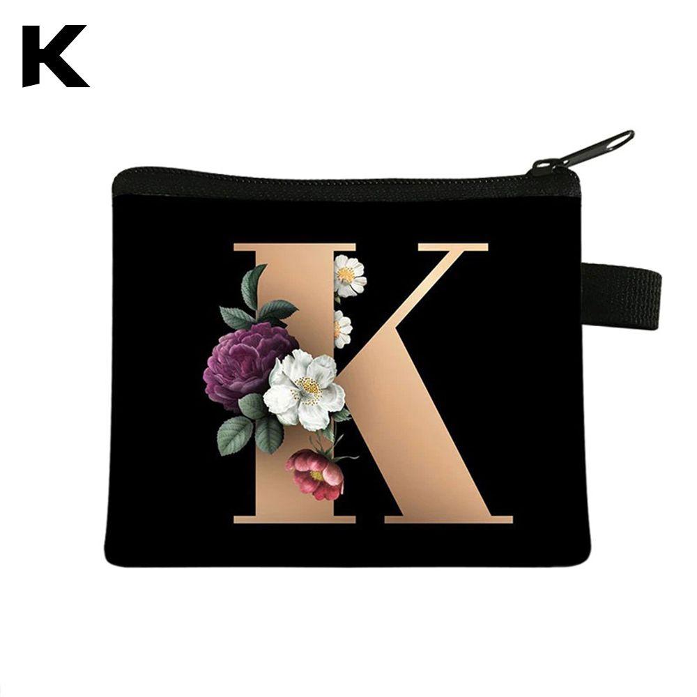 1 шт. Кошелек для монет с принтом букв Женский Мини-держатель для карт Маленький кошелек Сумка для повседневного хранения Кошелек-клатч для девочек