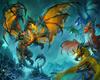 5D алмазная живопись дракон картина из горного хрусталя Алмазная вышивка женщина и животное полный квадратный круглый ремесленный декор для дома