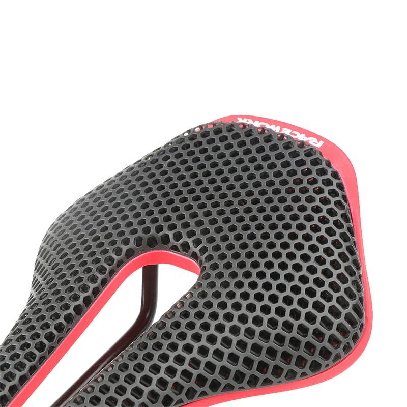 RACEWORK 3D Printed Bicycle Saddle Beehive Structure Hollow Racing Folding Road MTB Bike Comfortable Sillin Cycling Race Seat