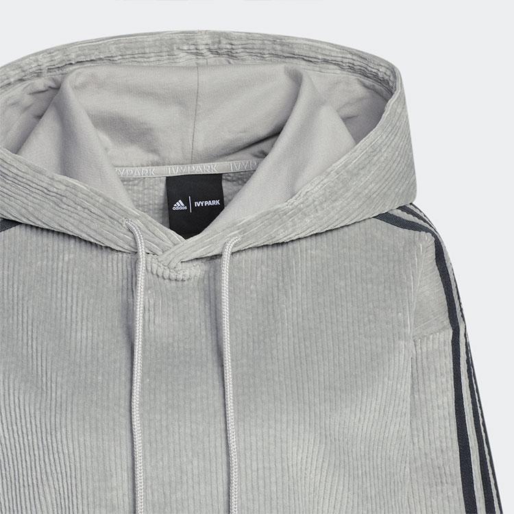 adidas Худи с полосками на боках Originals X Ivy Park, унисекс, серое, HG2520