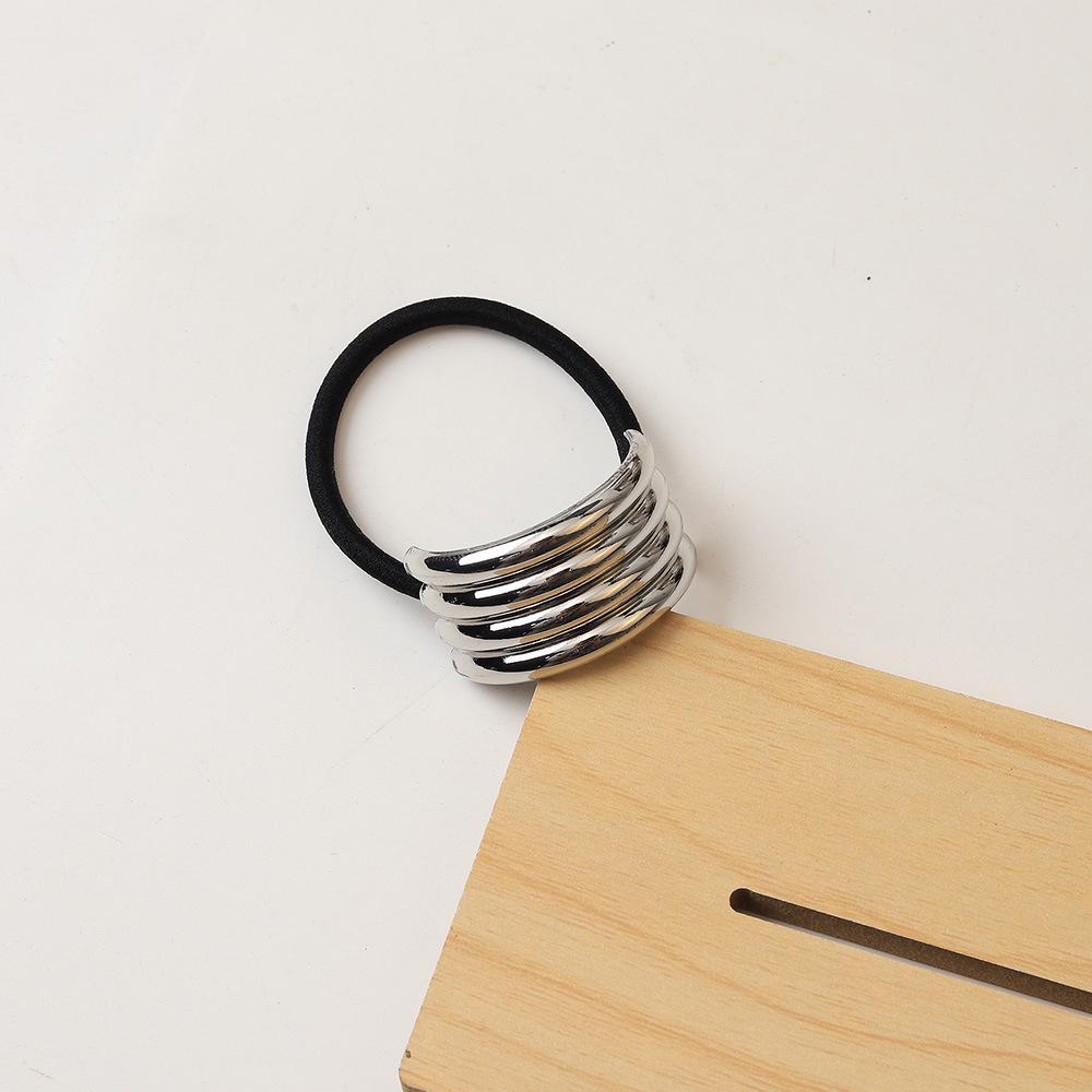 Блестящая веревка для волос из сплава: Износостойкий, красочный, стильный аксессуар для волос для женщин