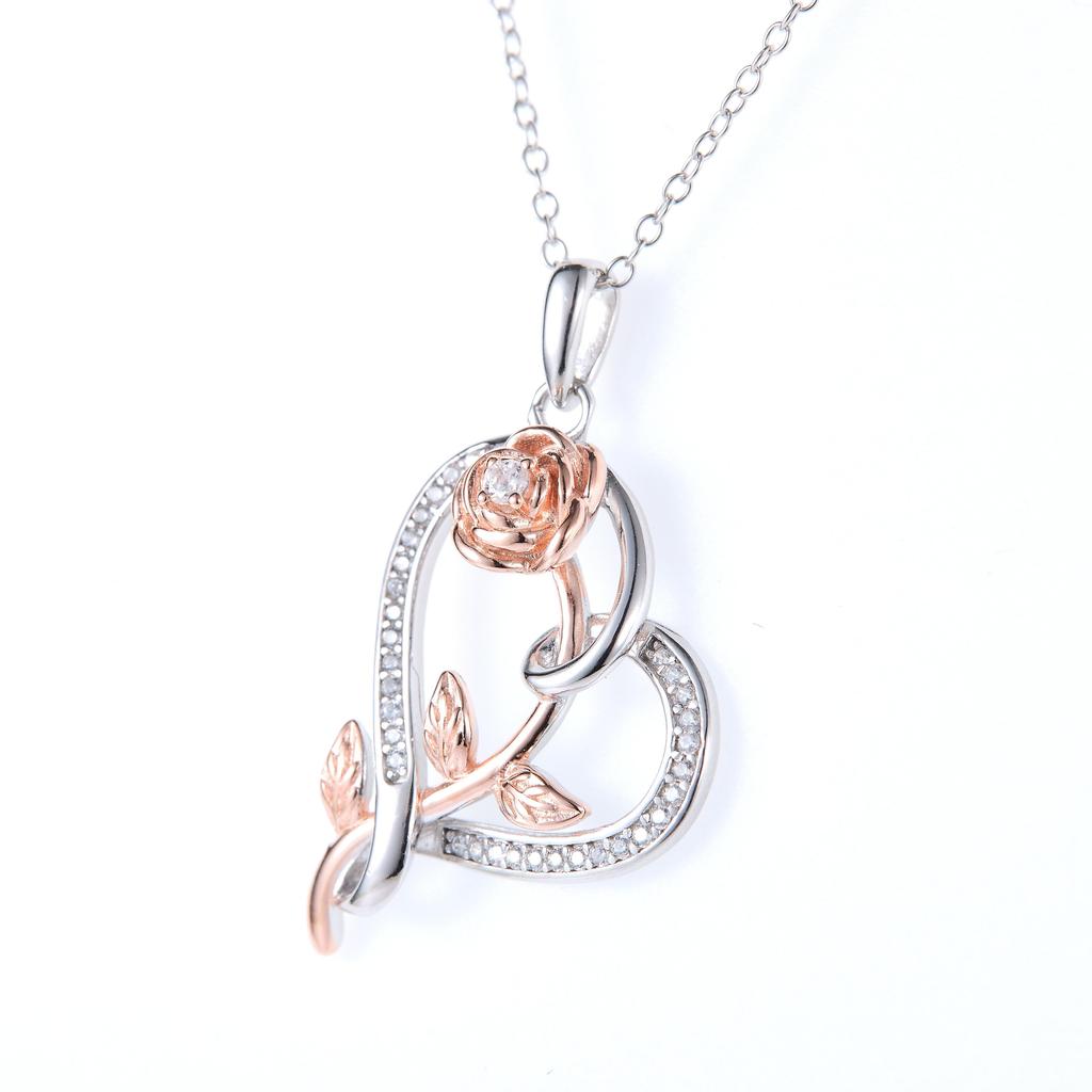 Циркониевое ожерелье превосходного качества с гравировкой, открытое сердце, сюрприз, рождественский подарочный набор, сердцевидный светодиодный свет, день рождения, женский, материнский