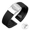 Quick Release Silicone Strap with Folding Buckle for Huawei Smartwatch - Sizes 20/22/24mm