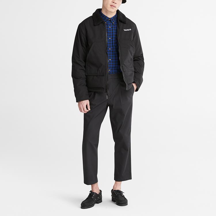 Timberland Повседневная теплая легкая стеганая флисовая однотонная водонепроницаемая куртка мужские куртки черного цвета A5VD5-001