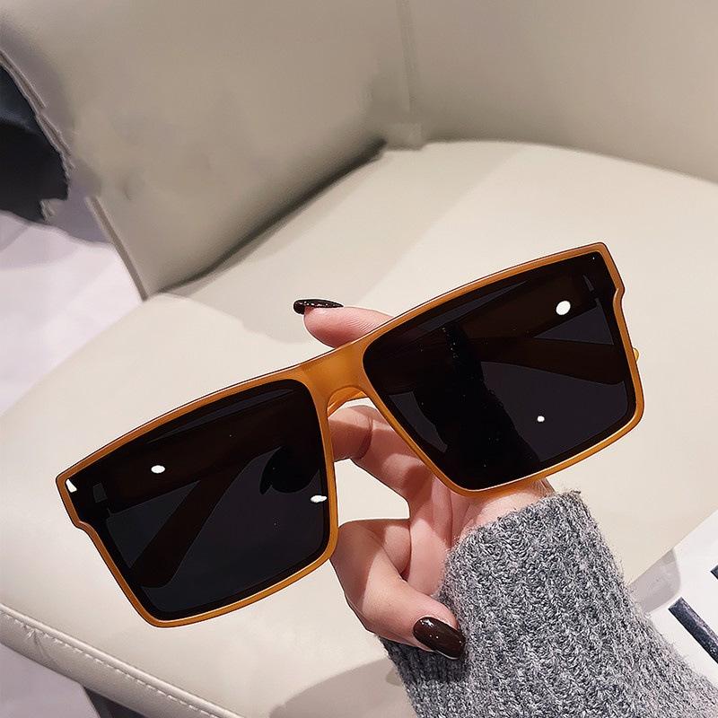Новые модные квадратные солнцезащитные очки мужские Мужские прямоугольные Дизайнерские Роскошные Солнцезащитные очки Классические Винтажные Уличные Прямоугольные Солнцезащитные очки