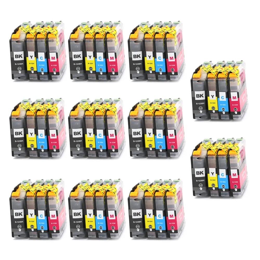 Новый чернильный картридж LC123 для принтера Brother MFC-J4410DW MFC-J4510DW MFC-J4610DW MFC-J4710DW MFC-J470DW MFC-J6920DW MFC-J870DW