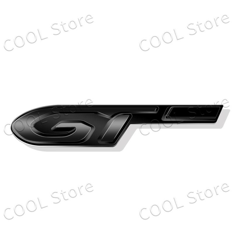 3D Chrome Metal GT Logo Emblem Fender Rear Trunk Body Sticker For Peugeot 208 308 508 2008 3008 5008 GT Line Decoration