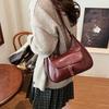 Niche Design Retro Dumpling Bag Women's 2025 New Autumn and Winter Versatile Fashion Shoulder Bag Commuter Messenger Bag