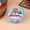 1Pcs Christmas Gift Box Metal Tin Candy Cookie Packaging Box Containers Kids New Year Gift Decor Xmas Party Supplies Navidad