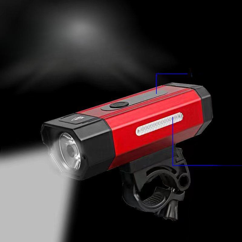 Велосипедные фары из алюминиевого сплава мощностью 800 люмен, большой мощностью, сильным светом, уличными велосипедными огнями на большие расстояния, а также красными и синими сигнальными огнями