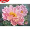DIY Diamond Painting Flower Home Decor Picture Of Rhinestone Full Round Drill