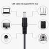 11in1 5V USB to DC 5,5x2,1 мм вилка зарядного шнура для мобильного телефона с вентилятором и динамиком-маршрутизатором