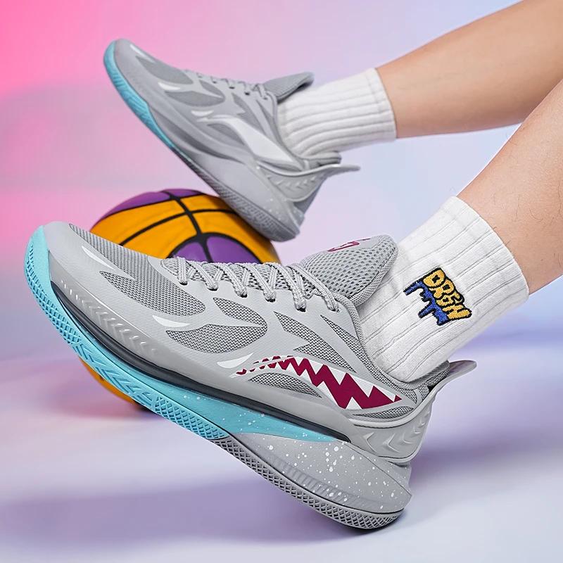 Мужские баскетбольные кроссовки для тренировок, высококачественные профессиональные спортивные кроссовки, оригинальные дышащие повседневные роскошные баскетбольные ботинки