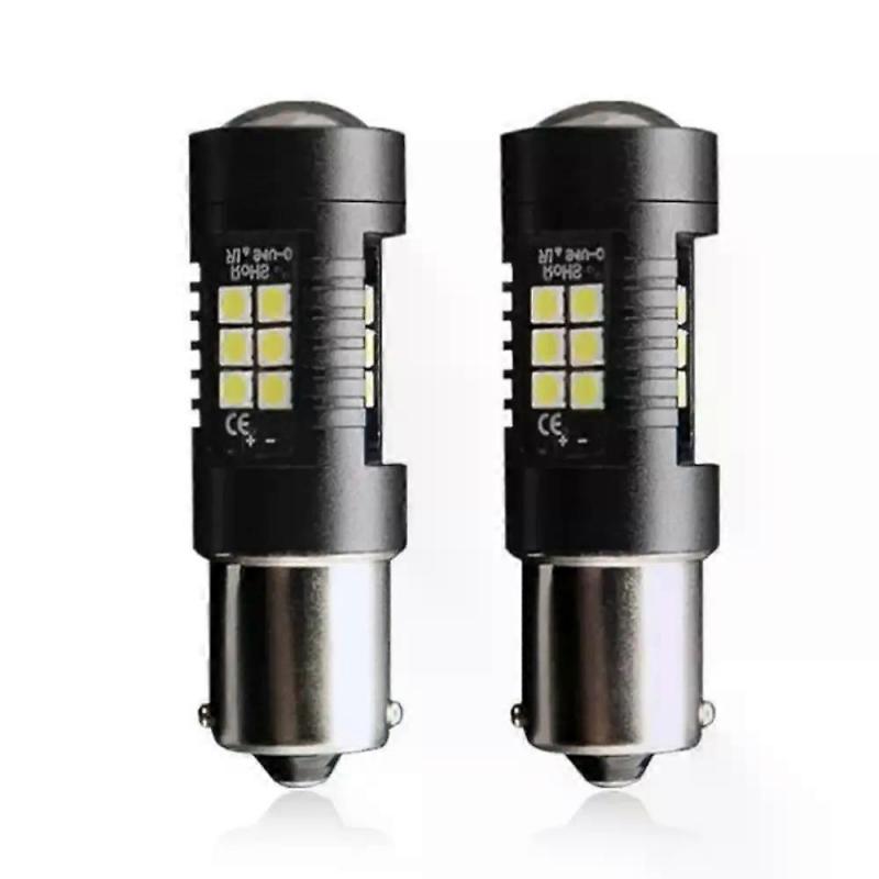 LIGHTP21W 1156 BA15S Canbus Светодиодная Автомобильная Лампа 3030SMD Светодиодный Фонарь Заднего Хода DRL 12В 24В Универсальная Автомобильная Лампа