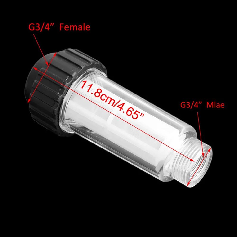 Фильтр для воды для мойки высокого давления G 3/4'' Фильтры для воды с 2 фильтрующими сердечниками для Lavor для Nilfisk Karcher K2 K3 K4 K5 K6 K7
