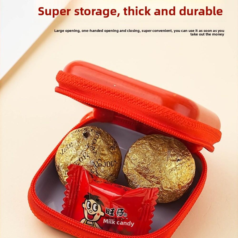 Gifts Cartoon Christmas Coin Purse Tin Box Santa Claus Phone Keychain Pendant Snowman Cartoon Storage Box Christmas