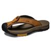 Leather Shoes Men Sandals Mens Flip Flops Men's Casual Shoes Classic Massage Beach Slippers Anti-slip Summer