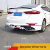 Hyundai Elantra Rear Diffuser Four-Outlet Bumper Lip Decoration