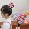 2024 Новая симпатичная палочка для волос в виде цветка для девочек — не повреждает волосы, готов к лету