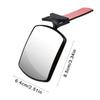 Convex Mirror Baby Safety Mirror Wide-angle Mirror Blind Spot Mirror  Children Safety