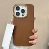 Luxury Leather Texture Liquid Silicone Phone Case For iPhone 16 Plus 15 14 13 12 Pro Max 11 Ins Plain Soft Matte Cute Color