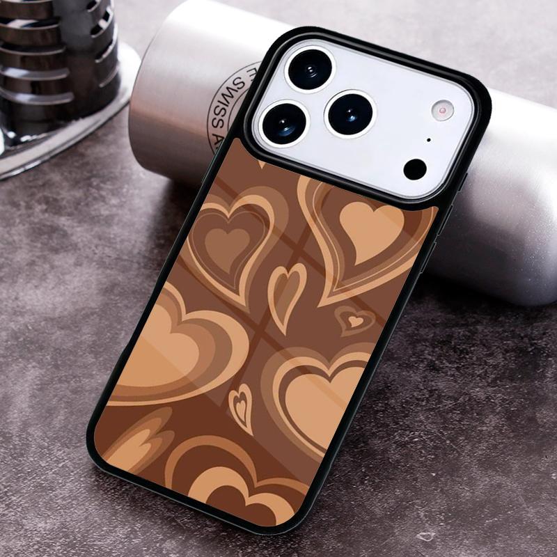 Чехол для телефона Latte Love Coffee Heart для iPhone 17 16 15 Pro Max Air 14 13 12 11 Plus Ударопрочный Capa Cover