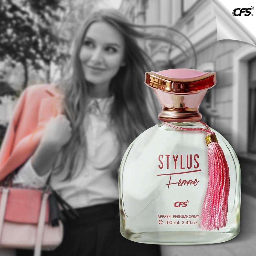 CFS Stylus Pink Floral 100 мл парфюмированная вода (электронная обработка данных) Стойкие духи для женщин, 100 % НАТУРАЛЬНЫЙ ПРОДУКТ