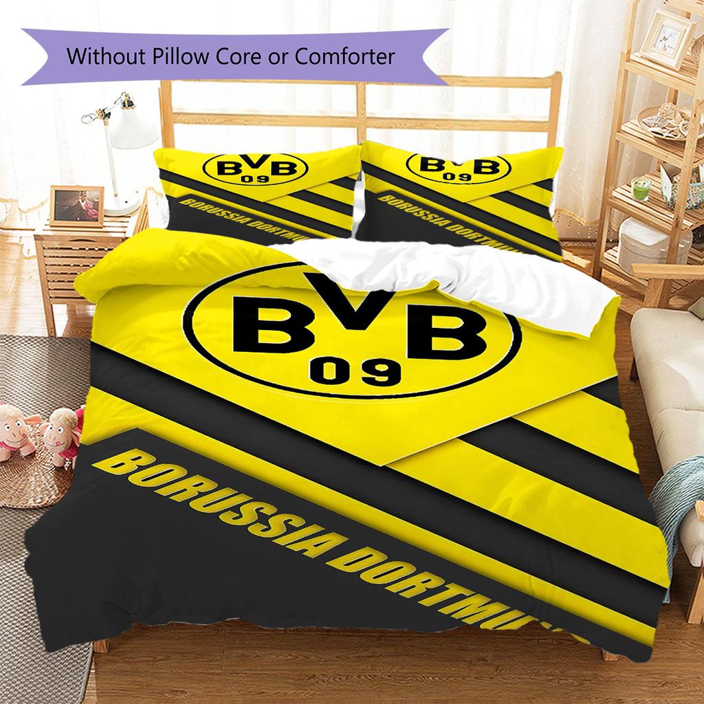 Постельное белье с узором BVB, Комплект с одеялом, Пододеяльник, Наволочка, Домашний подарок на день рождения(1 пододеяльник + 2 наволочки, без наполнителя)