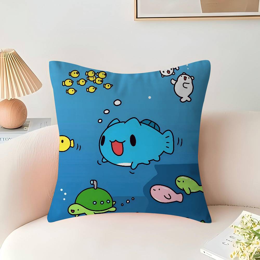 B-Bugcat Capoo Стич Подушка-наволочка Счастливый Дракон Чехол на подушку для дивана Украшение для дома и комнаты Детский подарок