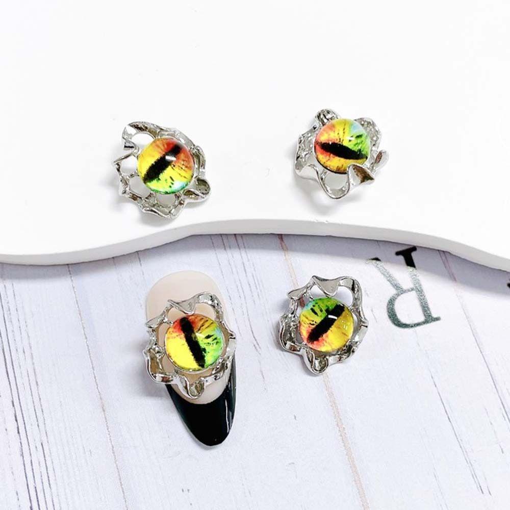 5Pcs/set Halloween Nail Charms Halloween Demon Nail Decorations Girls/Lady