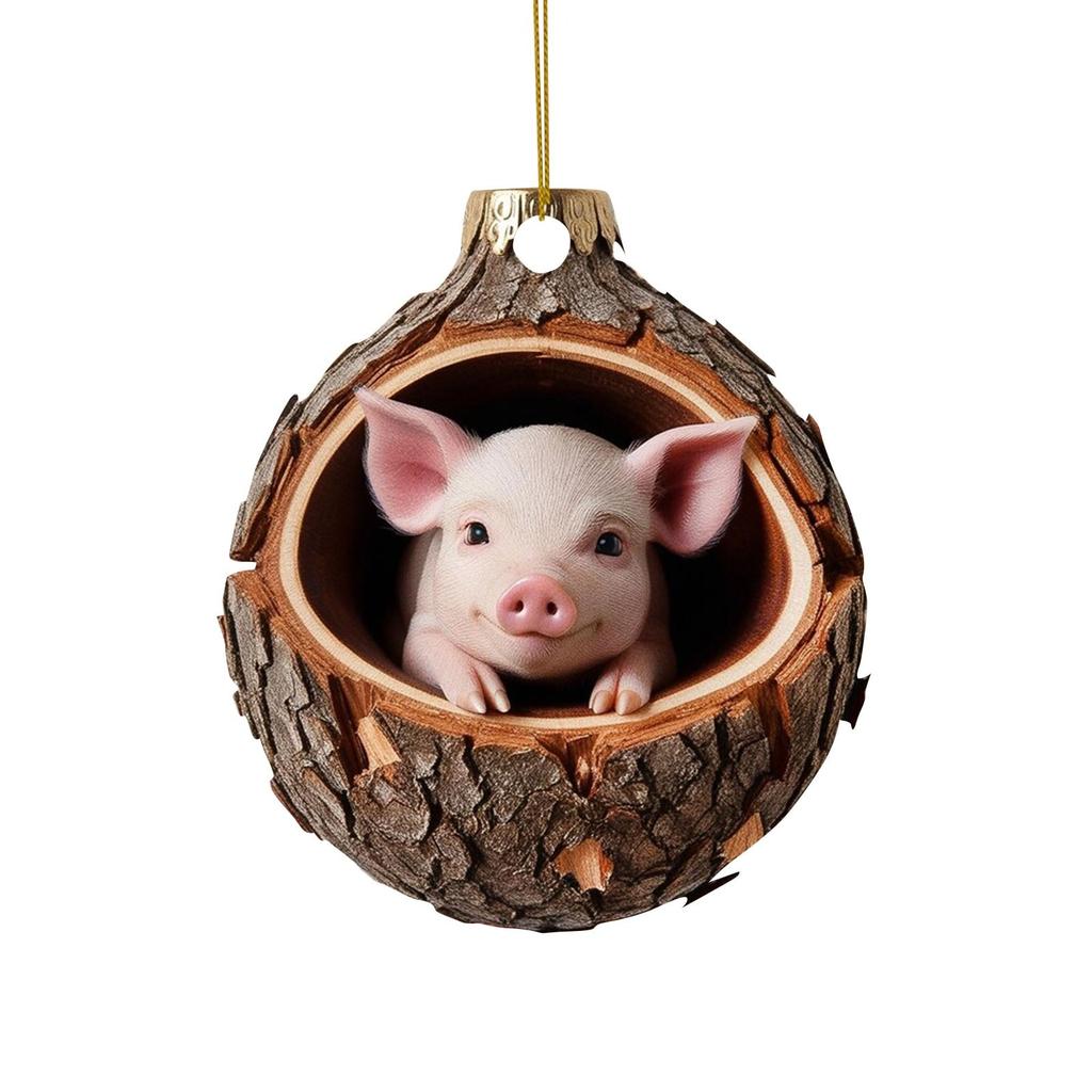 Рождественское украшение Подвеска Рождественская елка Бирка Тематическая вечеринка Поделки Орнамент