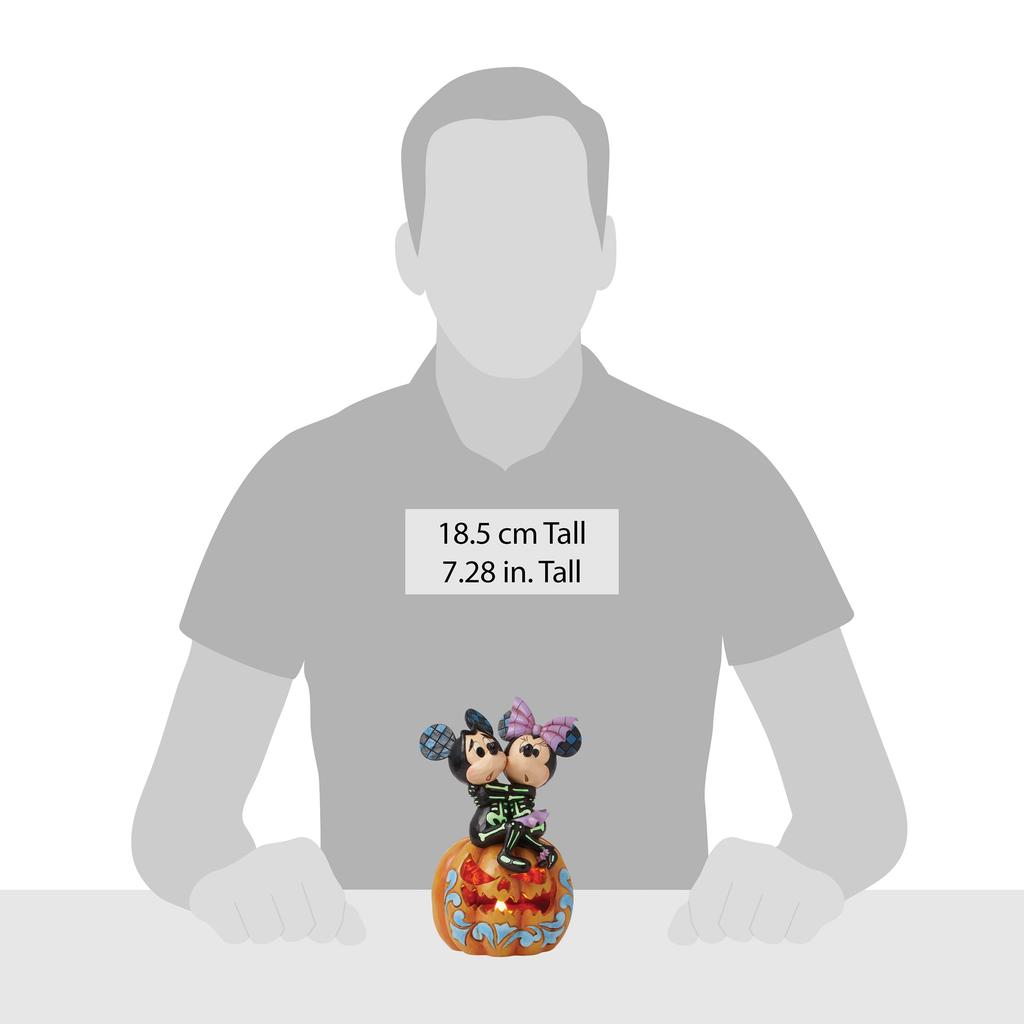 Disney Traditions Микки и Минни Испуганные Скелеты <Хэллоуин> 6016596