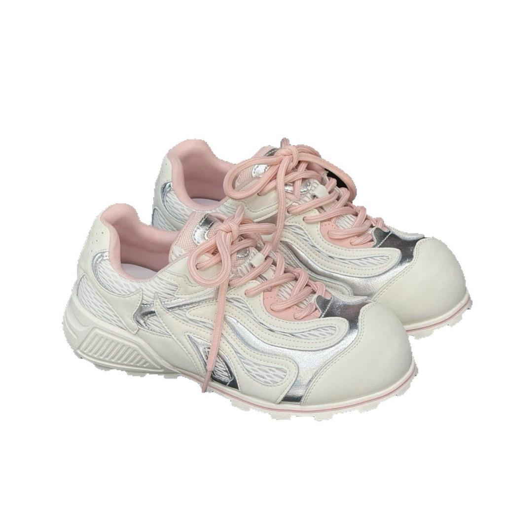 H55 Fashion Bowling Shoes Women's New Leisure Sports Thick-soled Thin Versatile Board Shoes Tide