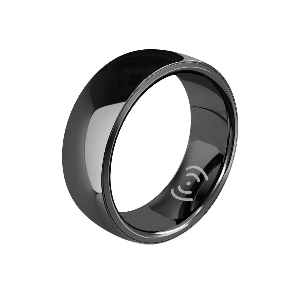 Smart Ring: Bluetooth ECG, Heart Rate, Blood Oxygen, Sleep Monitoring with NFC, Wireless Charging, and Entertainment App