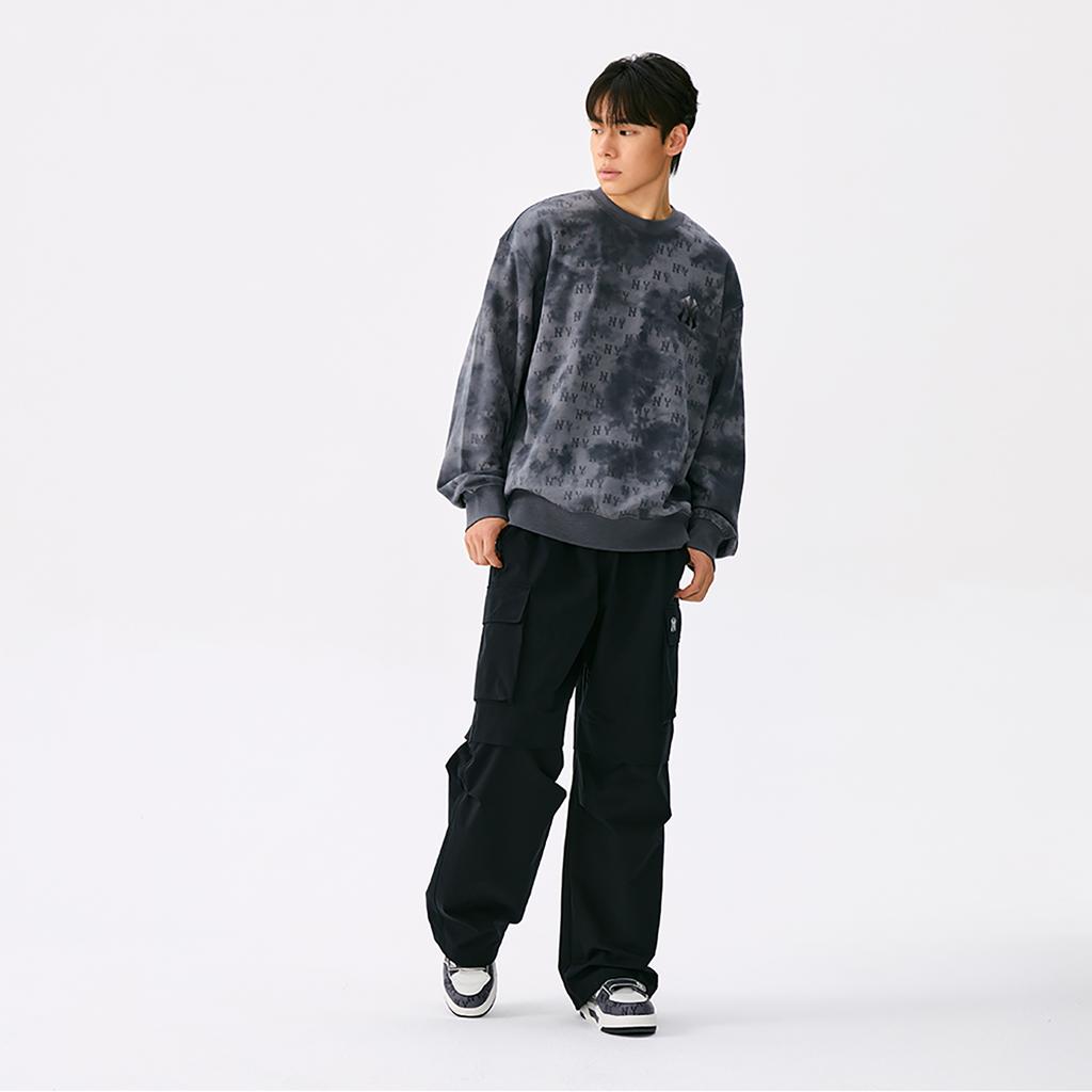 New MLB New York Yankees 25FW Sweatshirt Unisex Standard Charcoal Gray 3AMTM1154-50CGS