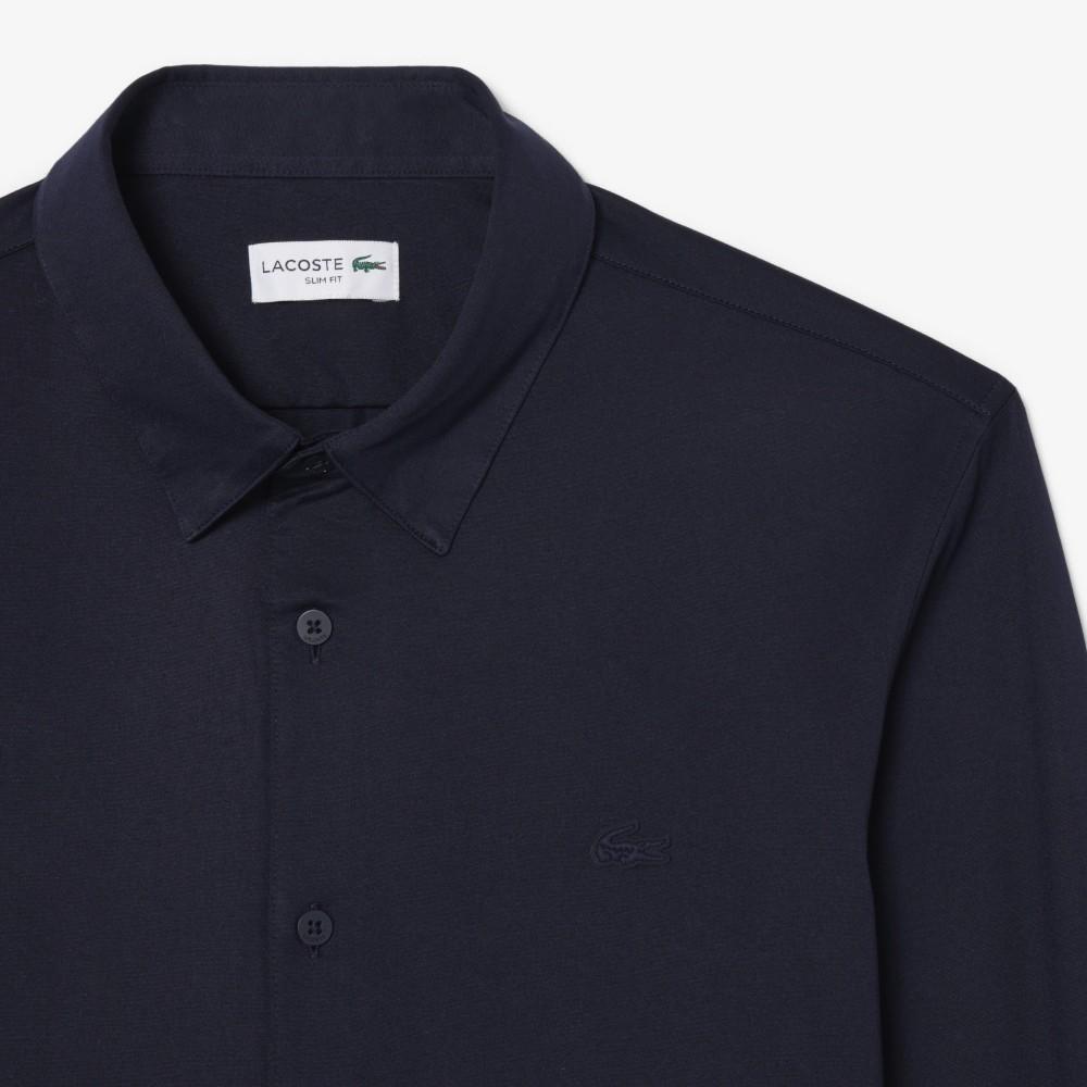 Lacoste Мужская рубашка с длинным рукавом CH8552-56GHDE, легко ухаживать, для активного отдыха