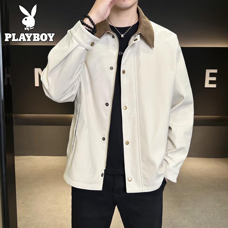 PLAYBOY Мужская повседневная куртка с лацканами
