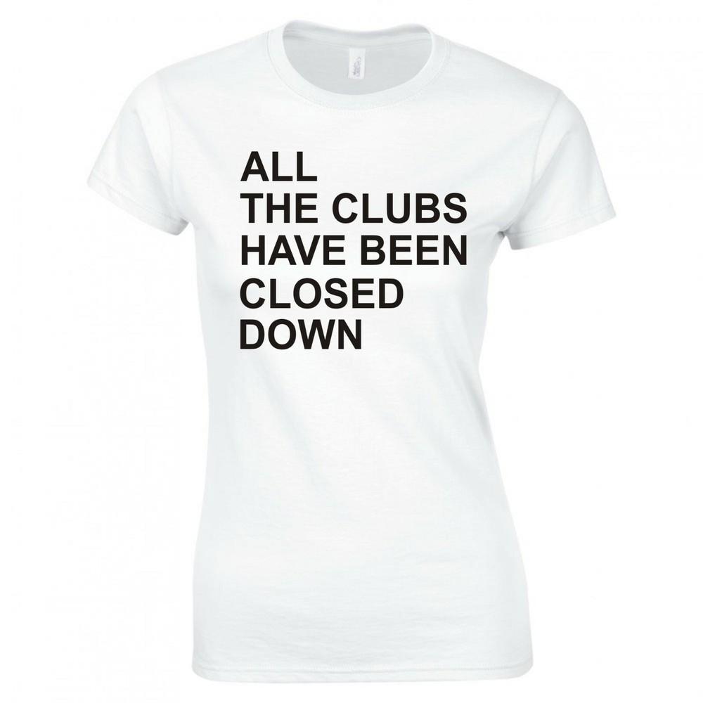 Inspired By The Specials All The Clubs Have Been Closed Down Skinny Fit TShirt