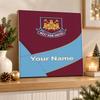 West Ham United FC Custom Name Text 5D Diamond Painting Kit DIY Full Drill Diamond Art Decoration