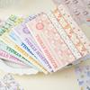 JIANWU Cloud-soaked Flower Path Series Vintage Plant Floral Landscape Collage Material Paper Creative  Junk Journal Stationery