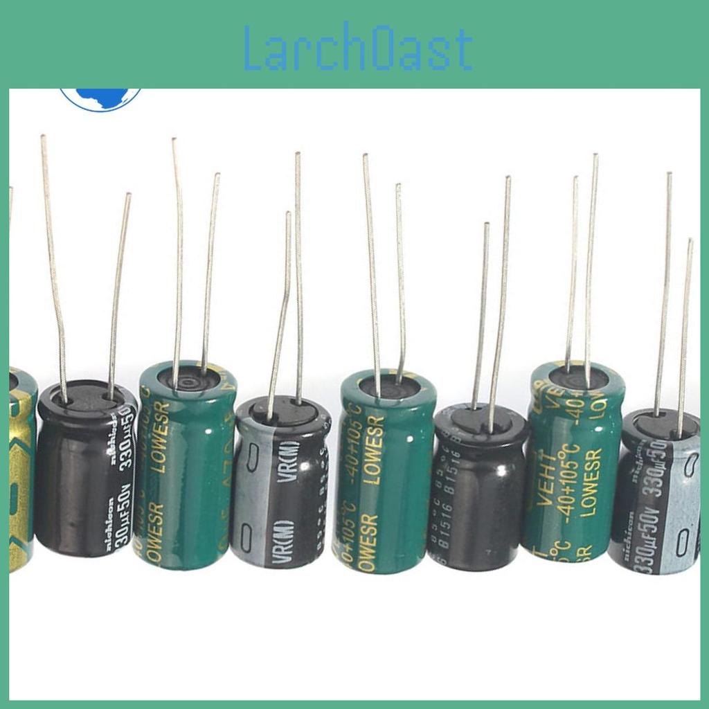Electrolytic Kit 1uf2200uf Capacitor Aluminum Electrolytic Capacitors Assortment Set 16v 25v 50v
