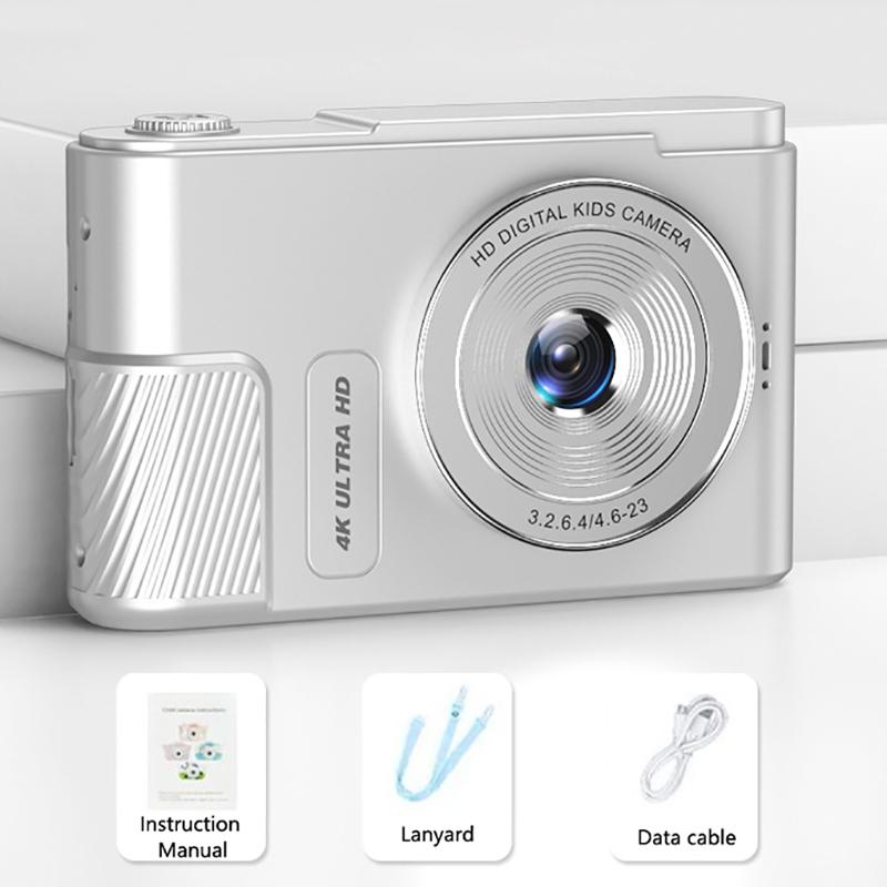 1 Комплект 44 Мп HD Мини Фотокамера 2,4 Дюйма 4K Цифровые Камеры 8-кратный Быстрый Зум Видео Поддерживает Игровые Функции И Тепловизионную Камеру