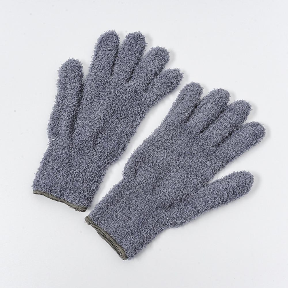 1 Pair Comfortable Microfiber Cleaning Gloves Super Soft Household Gloves  House Cleaning