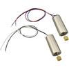 2PCS Replacement Motors for RC Quadcopters | Compatible with H8C H8D DFD F183 | Clockwise & Counterclockwise | Brass Gear | Metal
