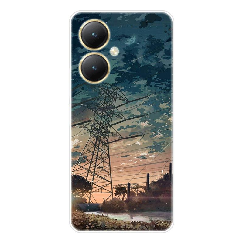 Для Vivo Y27 4G Y 27 5G чехол Мягкая силиконовая задняя крышка Чехол для телефона с рисунком из мультфильма Разнообразие