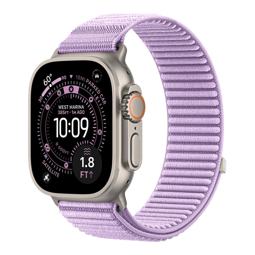 Спортивная петля для ремешка Apple Watch Серии 11/10/9/8/7/6/SE/Ultra 3 49мм 46мм 45мм 44мм 42/41/40мм Браслет Ремешок Correa iWatch Strap